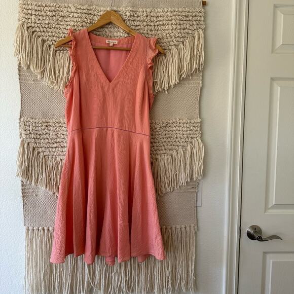 Rebecca Taylor Flutter A-line Silk Dress - Picture 1 of 6